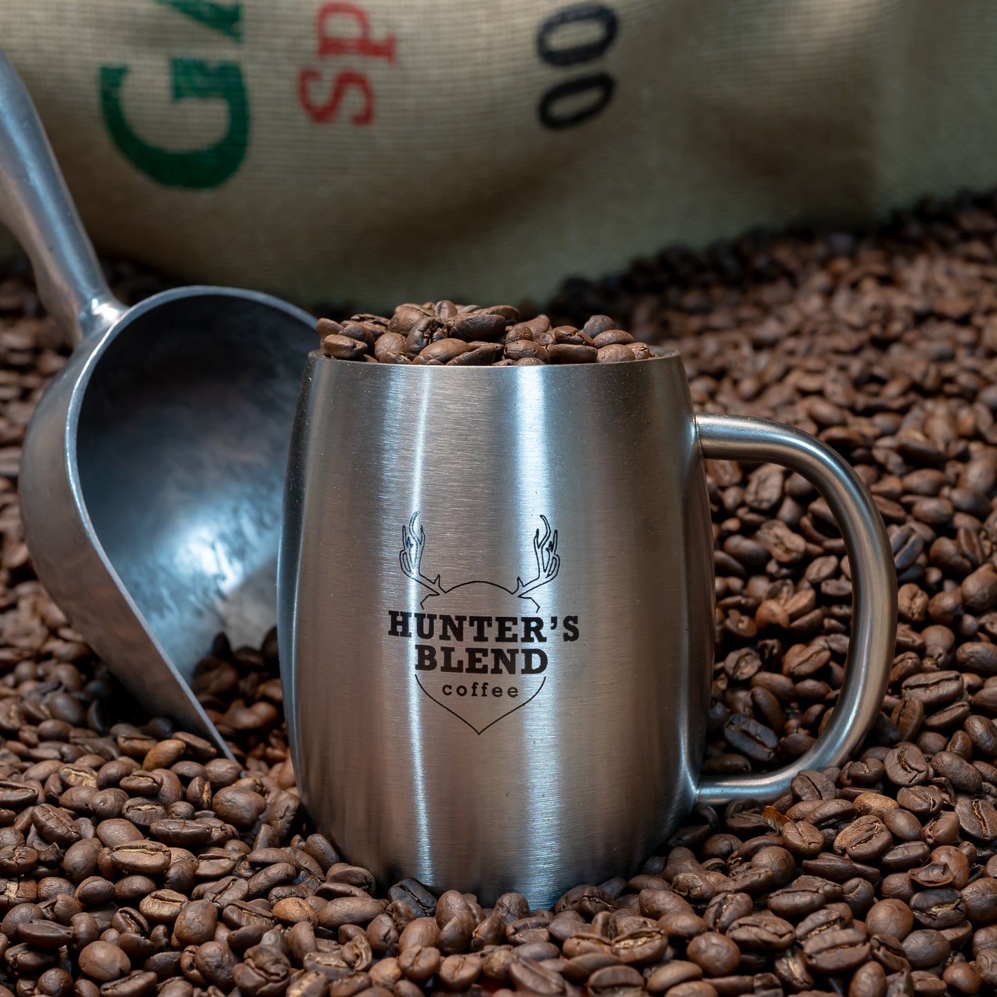 Stainless Steel Mug - Hunter's Blend Coffee