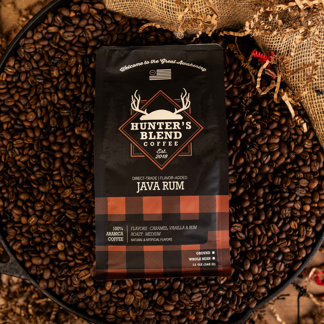 Pulo Java Coffe Java Rum (Flavored) - Hunter's Blend Coffee