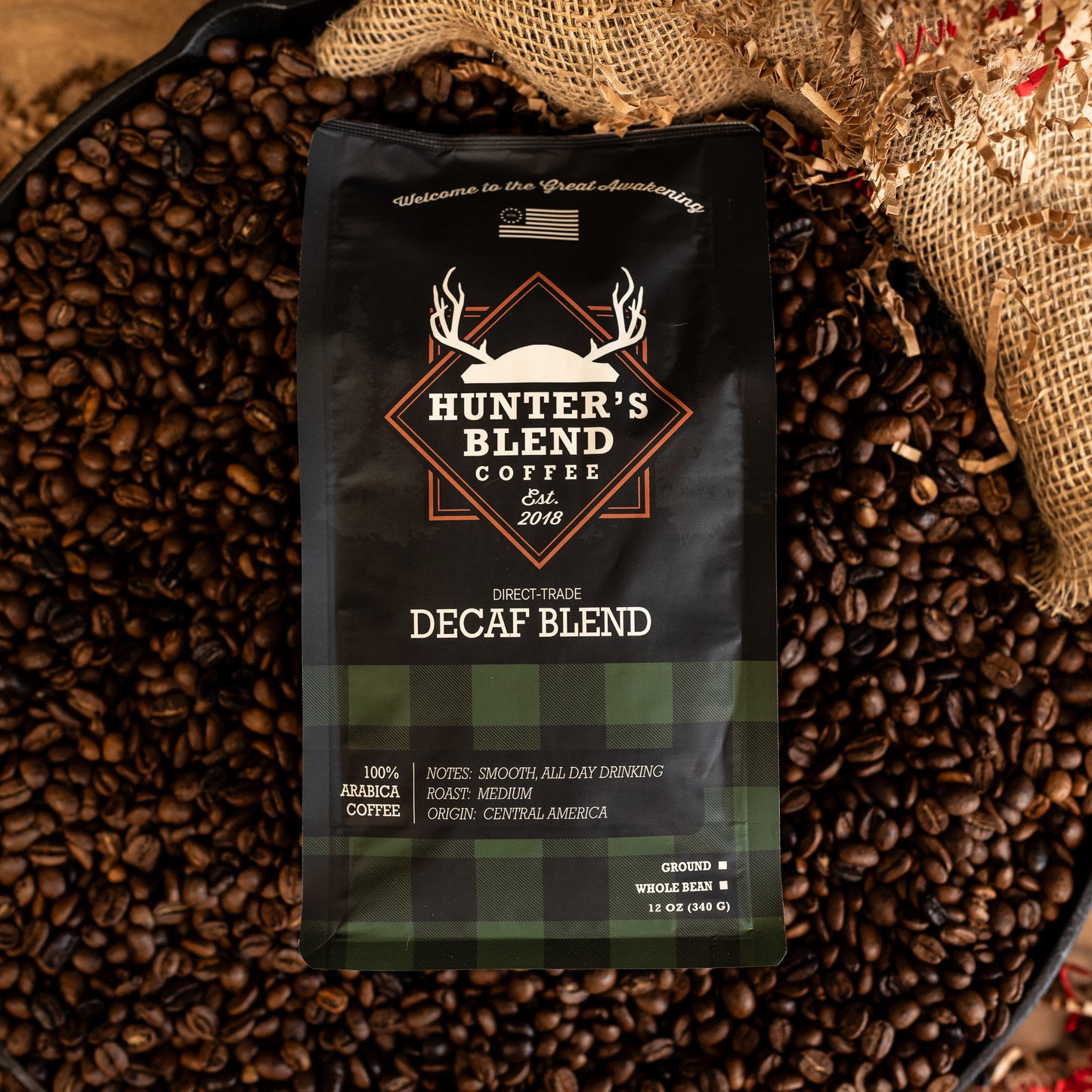Decaf (Medium Roast) - Hunter's Blend Coffee