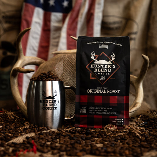 Stainless Steel Mug & Coffee Bundle | Save 5% - Hunter's Blend Coffee