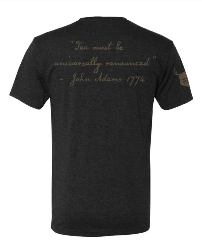 Renounce Tea Flag Tee - USA MADE - Hunter's Blend Coffee