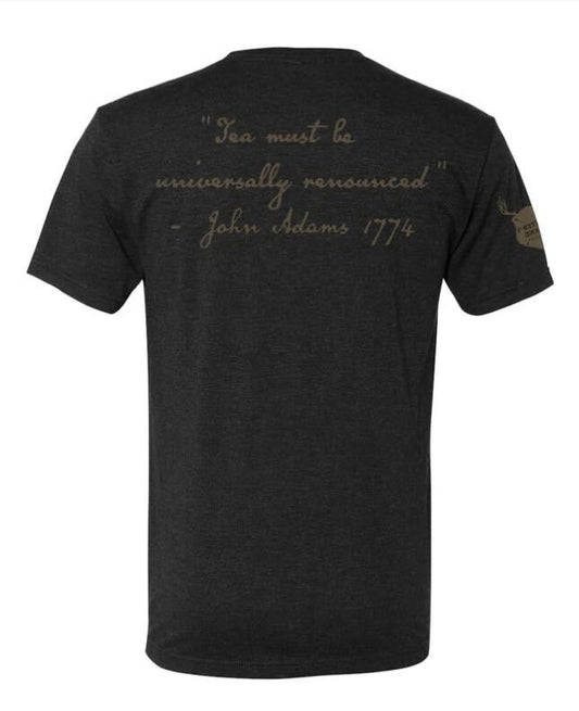 Renounce Tea Flag Tee - USA MADE - Hunter's Blend Coffee