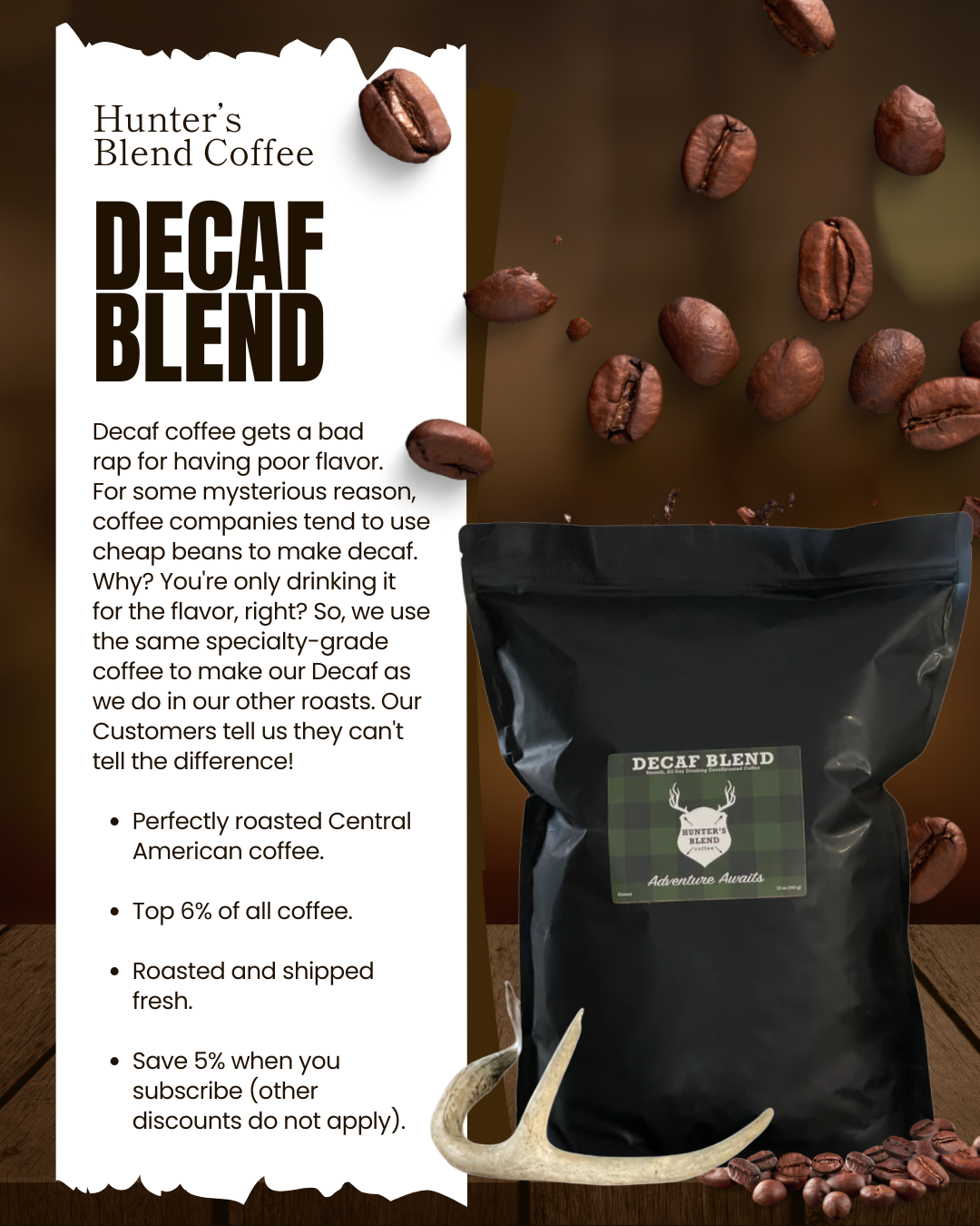 Bulk Coffee | 5lb. - Hunter's Blend Coffee