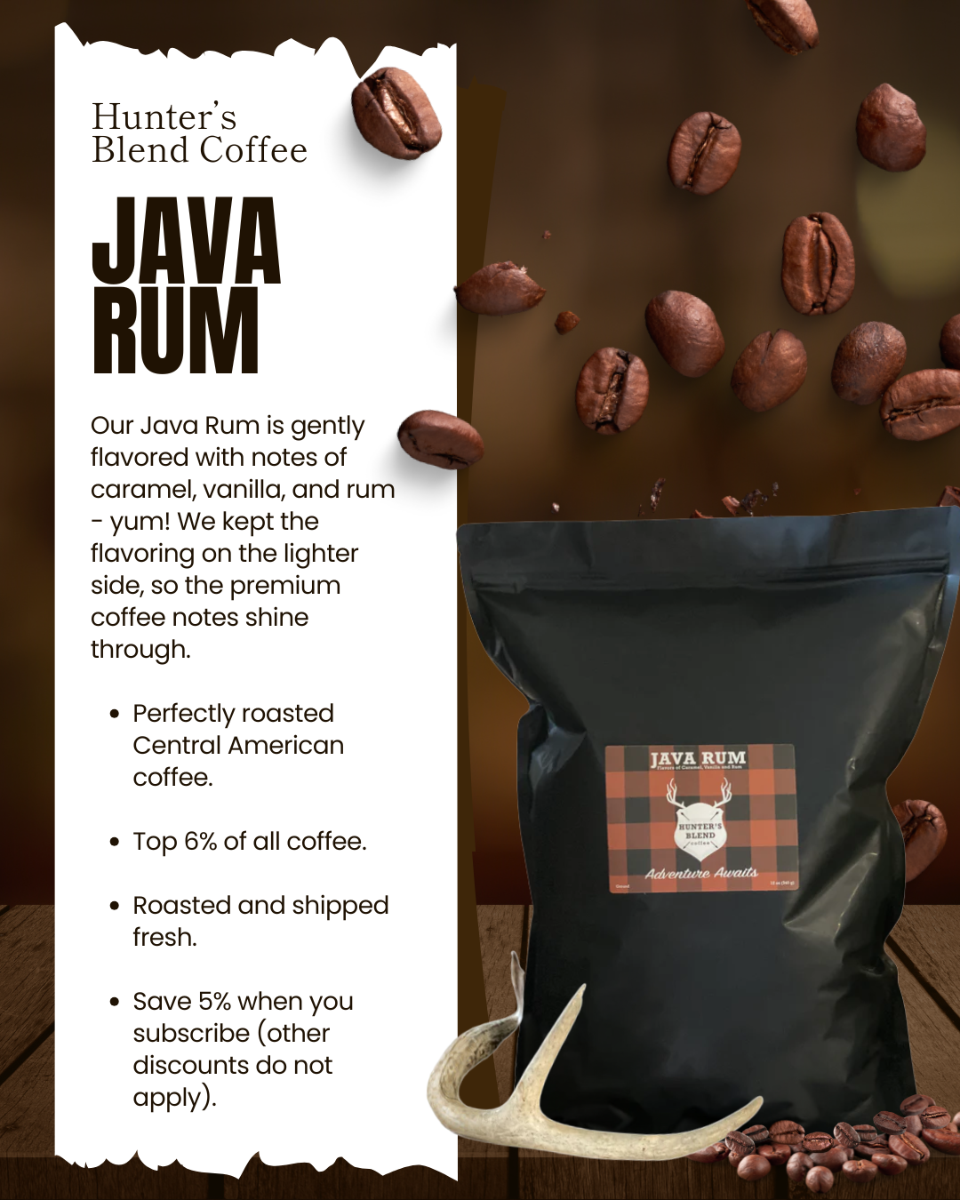 Bulk Coffee | 5lb. - Hunter's Blend Coffee