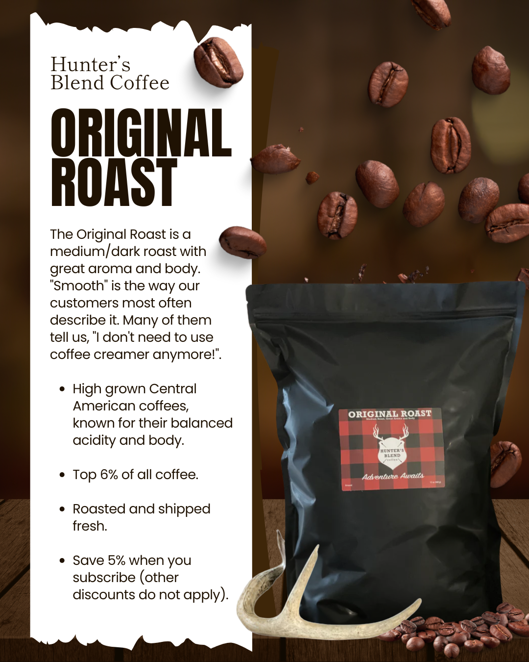Bulk Coffee | 5lb. - Hunter's Blend Coffee