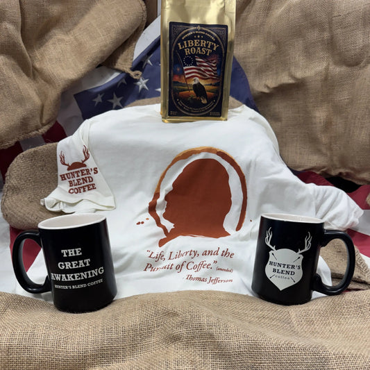 Pursuit of Coffee Tee, Great Awakening Mug & Coffee Bundle | Save 10%